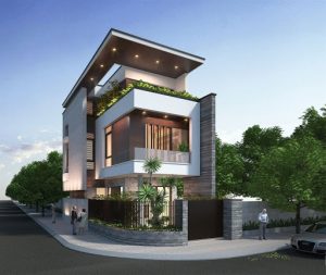 thiet ke nha pho can goc 5 thiết kế nhà phố căn góc 5