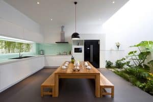 Mau thiet ke nha pho khong gian mo 10 Mẫu thiết kế nhà phố không gian mở 10