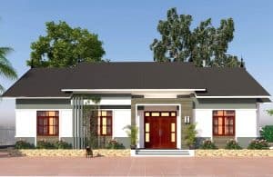 mau nha cap 4 dep 1 Mẫu nhà cấp 4 đẹp 1