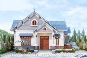 mau nha cap 4 dep 10 Mẫu nhà cấp 4 đẹp 10