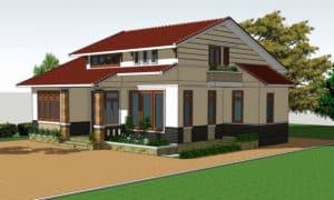 mau nha cap 4 dep 11 Mẫu nhà cấp 4 đẹp 11