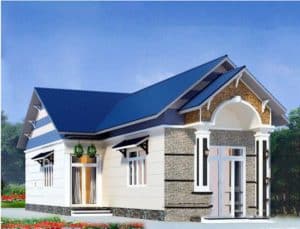 mau nha cap 4 dep 17 Mẫu nhà cấp 4 đẹp 17