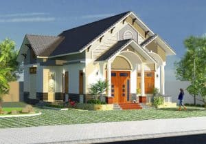 mau nha cap 4 dep 4 Mẫu nhà cấp 4 đẹp 4