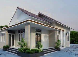 mau nha cap 4 dep 5 Mẫu nhà cấp 4 đẹp 5