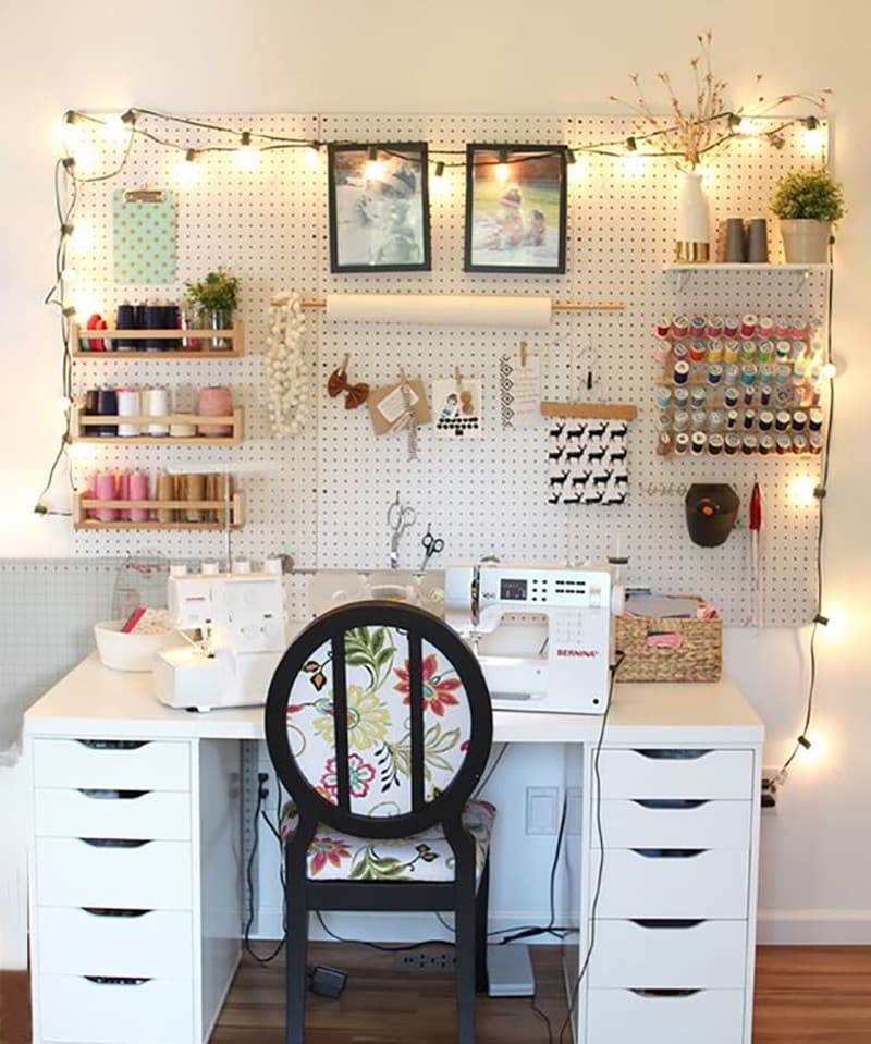 Phong cách trang trí góc học tập dễ thương