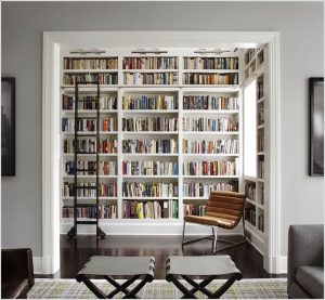 Thiết kế thư viên mini phong cách thang trượt