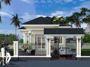 Mau nha mai thai cap 4 17 Mẫu nhà mái thái cấp 4 17