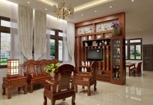 vach ngan phong khach bang go 2 vách ngăn phòng khách bằng gỗ 2