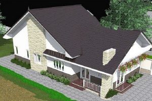 thiết kế nhà cấp 4 3 phòng ngủ 6