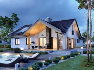 thiết kế nhà cấp 4 3 phòng ngủ 12