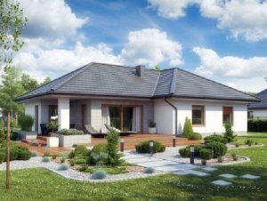 Mẫu nhà 100m2 3 phòng ngủ sân vườn