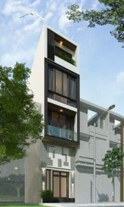 thiết kế nhà phố mặt tiền 8m 52