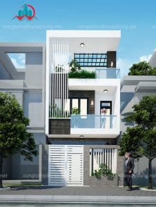 Mẫu Thiết Kế Nhà Phố 2 Tầng Đẹpc