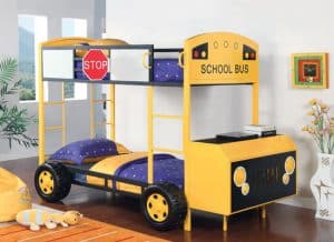 Mẫu thiết kế giường tầng với hình ô tô