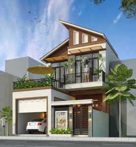 mẫu thiết kế nhà tầng hầm cổ điển