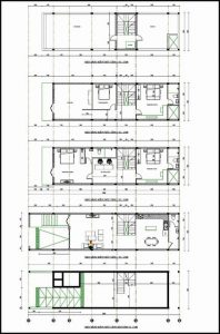 bản vẽ thiết kế nhà mái bằng