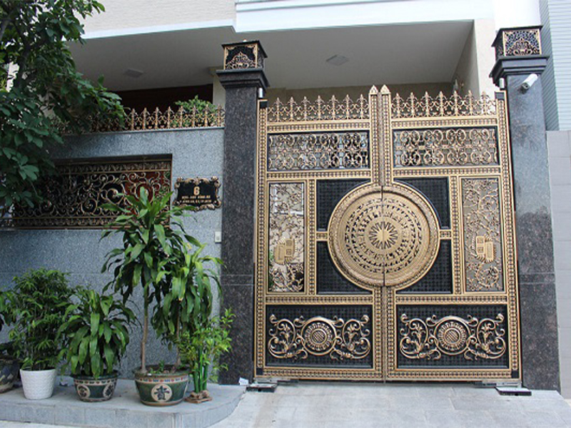 cổng biệt thự đẹp cổ điển 1