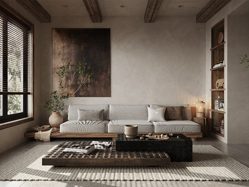phong cách nội thất Vintage đặc điểm màu sắc