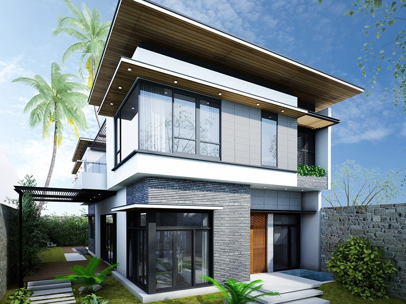 thiết kế xây nhà trọn gói biệt thự cấp 4