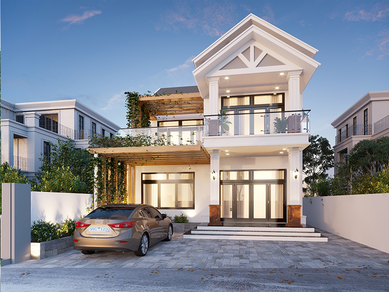 thiết kế biệt thự cấp 4