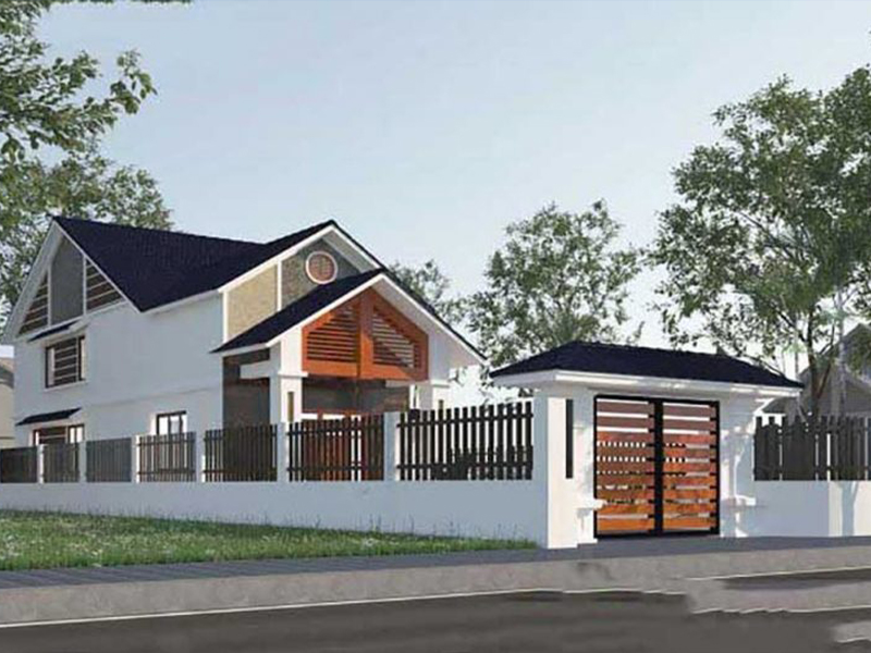 Công trình thi công biệt thự cấp 4 gác lửng Xây Nhà Trọn Gói Quận 11