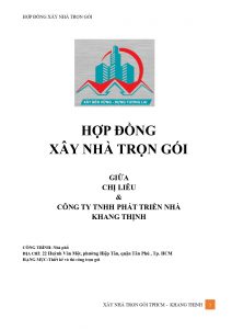 HỢP ĐỒNG XÂY NHÀ TRỌN GÓI - CHÌA KHÓA TRAO TAY - KHANG THỊNH_page-0001