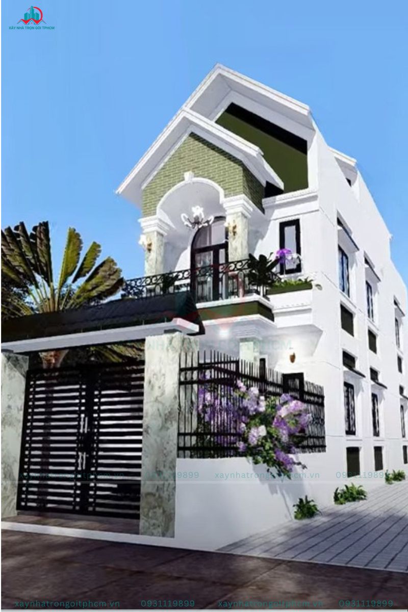 mẫu nhà 2 tầng 3 phòng ngủ
