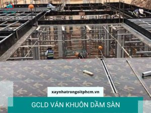 Quy trình thi công phần thô của xây nhà trọn gói TPHCM Khang Thịnh - Gia công lắp dựng cốt thép dầm sàn