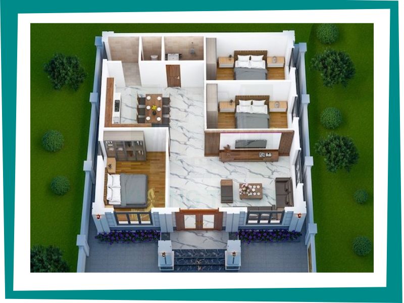 Xây nhà cấp 4 trọn gói - Thiết kế nội thất phù hợp