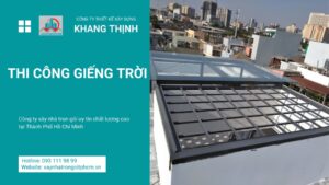 Hướng dẫn thi công giếng trời thẩm mỹ, an toàn