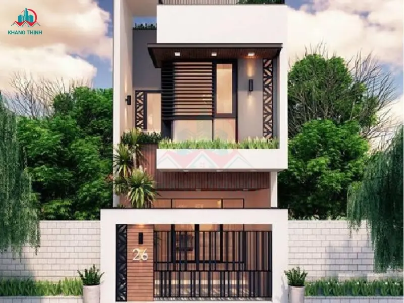 Mẫu nhà 1 trệt 1 lầu 5x20m 1