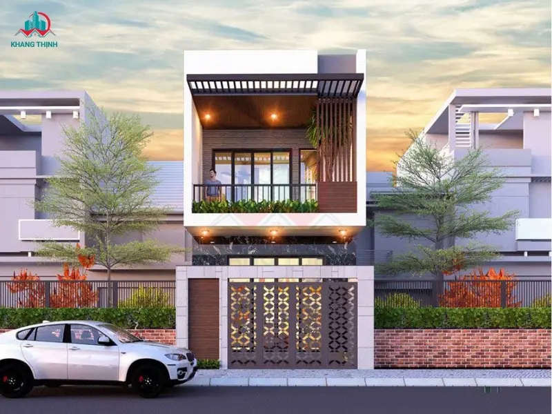 Mẫu nhà 1 trệt 1 lầu 5x20m