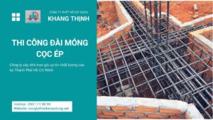 Quy trình thi công đài móng cọc ép