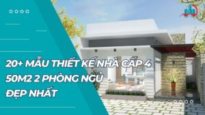 Tham khảo 20+ mẫu thiết kế nhà cấp 4 50m2 2 phòng ngủ ấn tượng