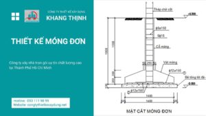 Thiết kế móng đơn