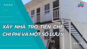 Xây nhà trọ tiền chế
