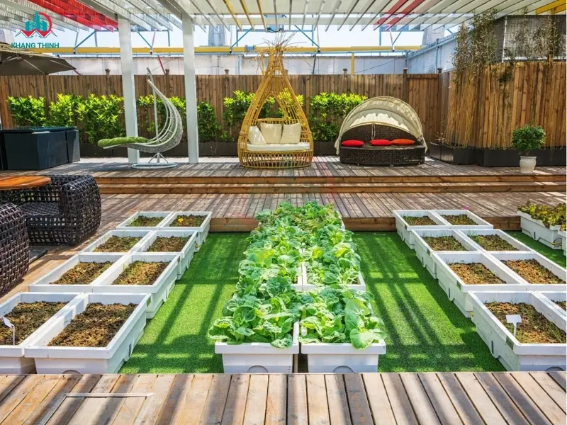 Mẫu giếng trời ở ngoài cho sân vườn