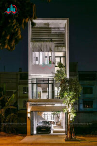 Mẫu nhà ống 3 tầng đẹp Lộc Ninh