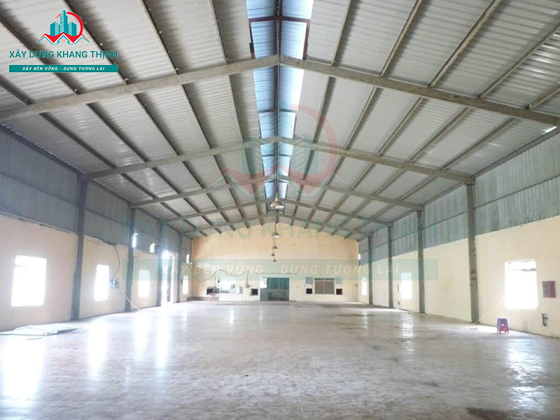 Mẫu nhà xưởng nhỏ 800m2