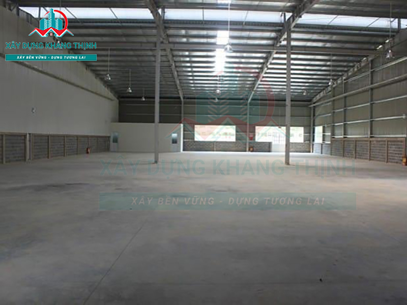 Mẫu nhà xưởng nhỏ diện tích 1200m2