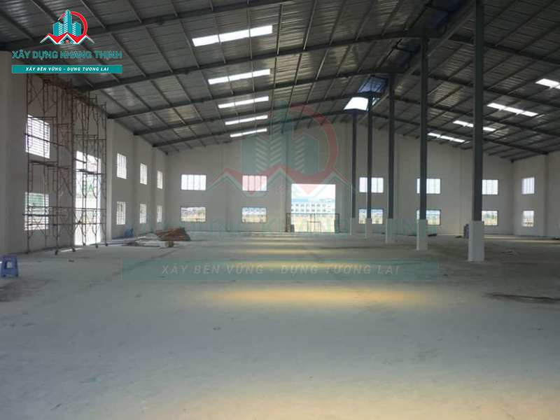 Mẫu nhà xưởng nhỏ diện tích 1500m2