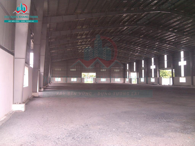 Mẫu nhà xưởng nhỏ diện tích 1800m2