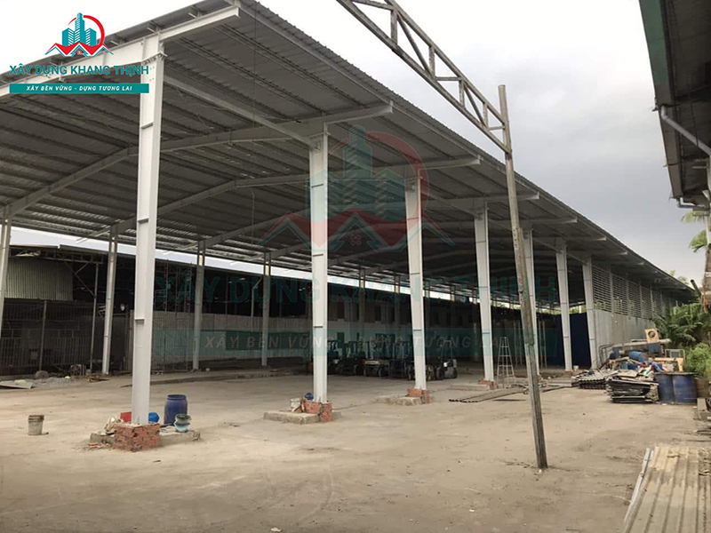 Mẫu nhà xưởng nhỏ khung thép tiền chế