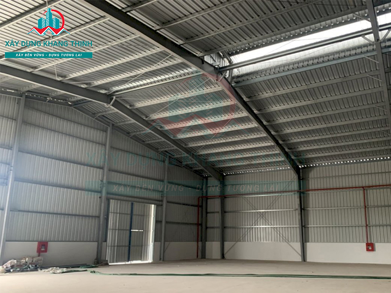 Mẫu nhà xưởng nhỏ với thiết kế tôn