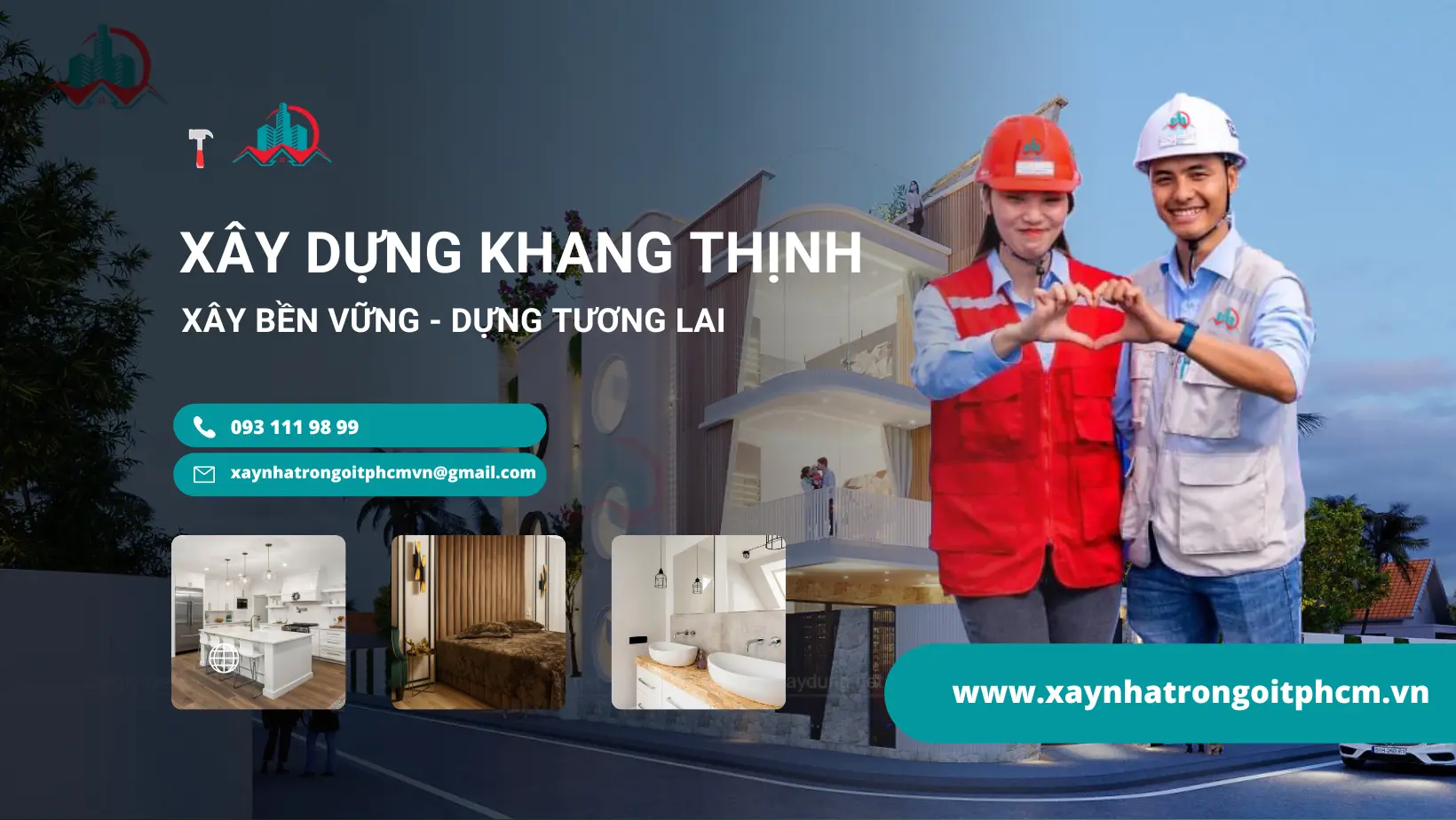 Chọn Khang Thịnh - Chọn giải pháp thi công nhà phố trọn gói, chất lượng