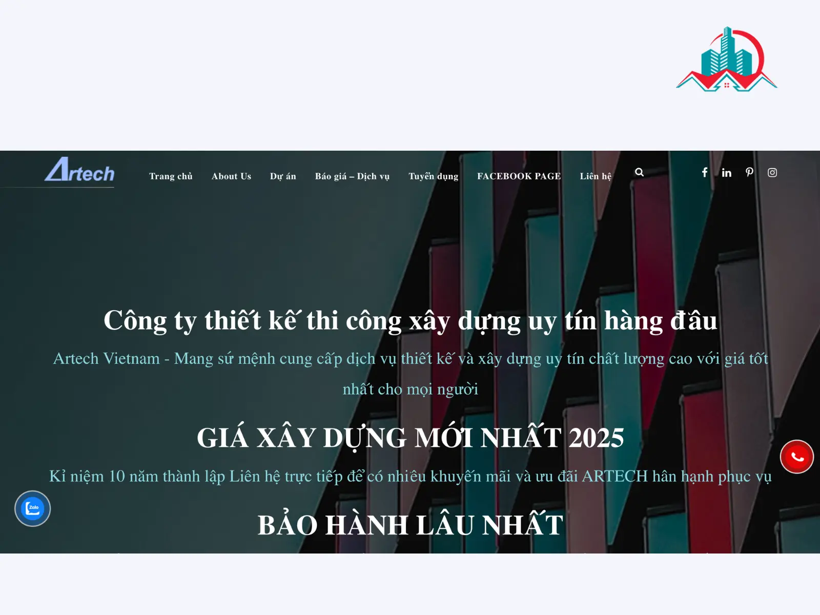 Công Ty Thiết Kế Thi Công Xây Dựng Artech